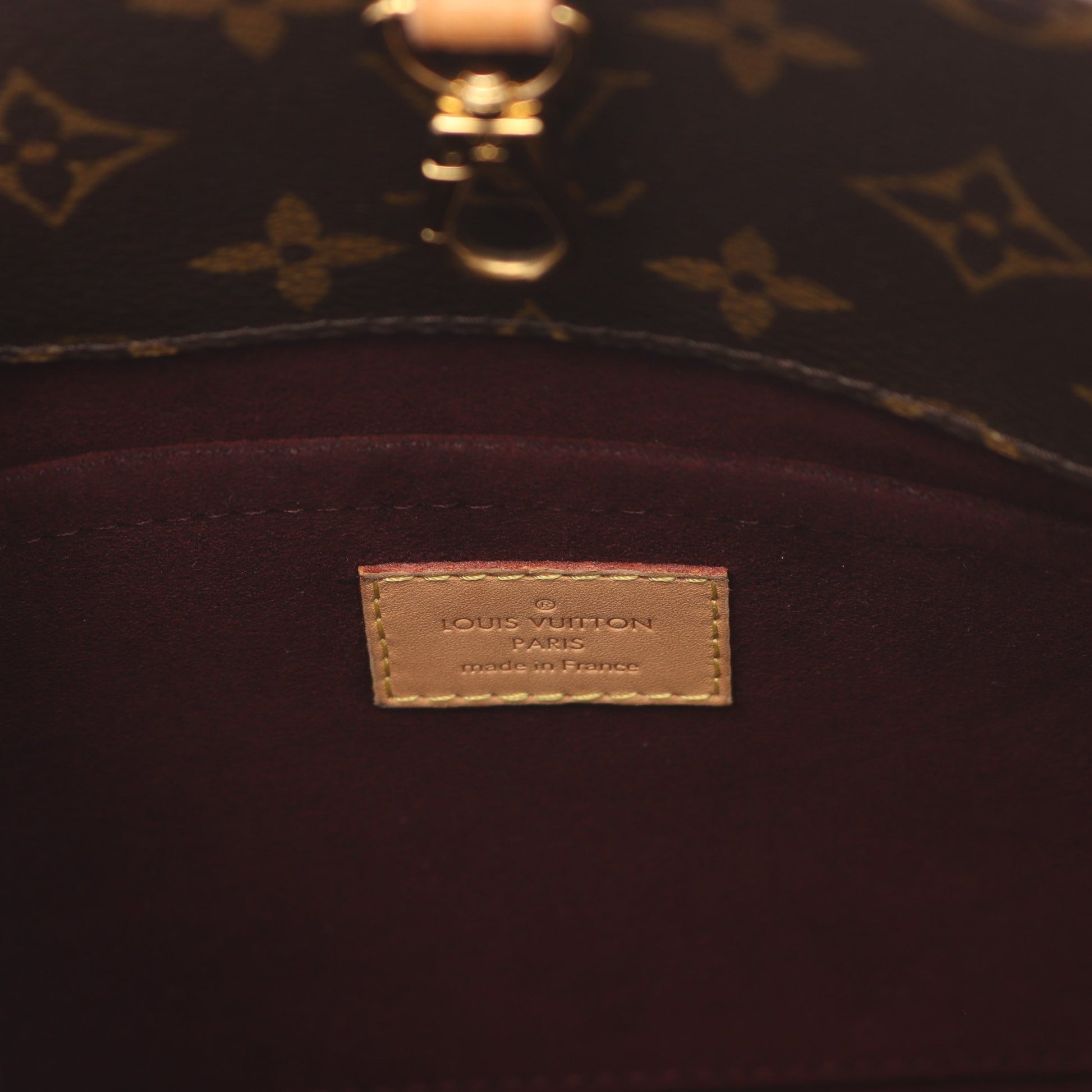 モンテーニュMM モノグラム ハンドバッグ PVC レザー ブラウン 2WAY ルイヴィトン バッグ LOUIS VUITTON