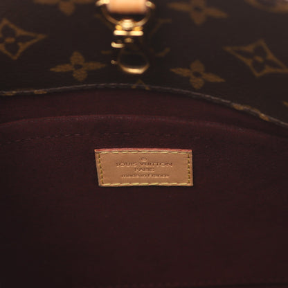 モンテーニュMM モノグラム ハンドバッグ PVC レザー ブラウン 2WAY ルイヴィトン バッグ LOUIS VUITTON