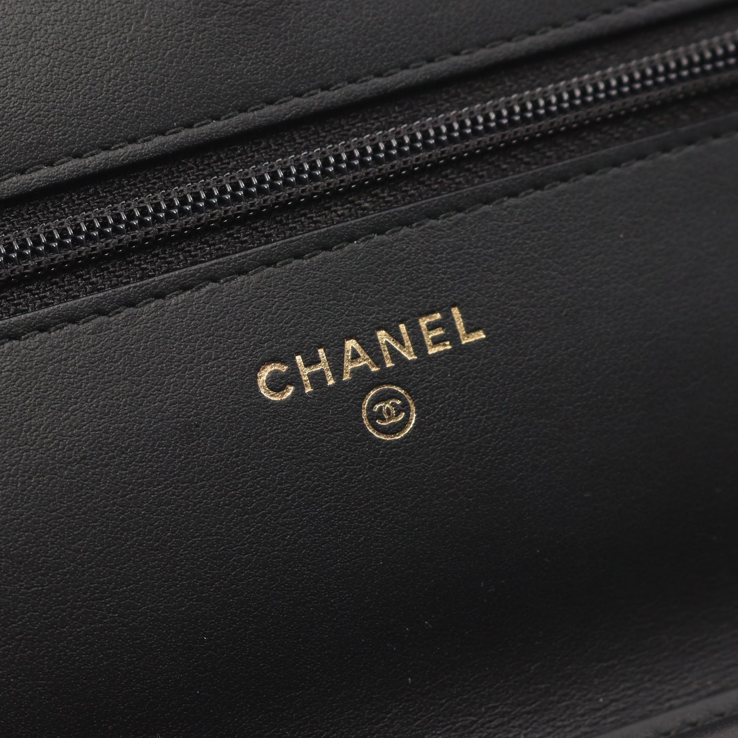 2.55 マトラッセ チェーンウォレット レザー ブラック ゴールド金具 シャネル バッグ CHANEL