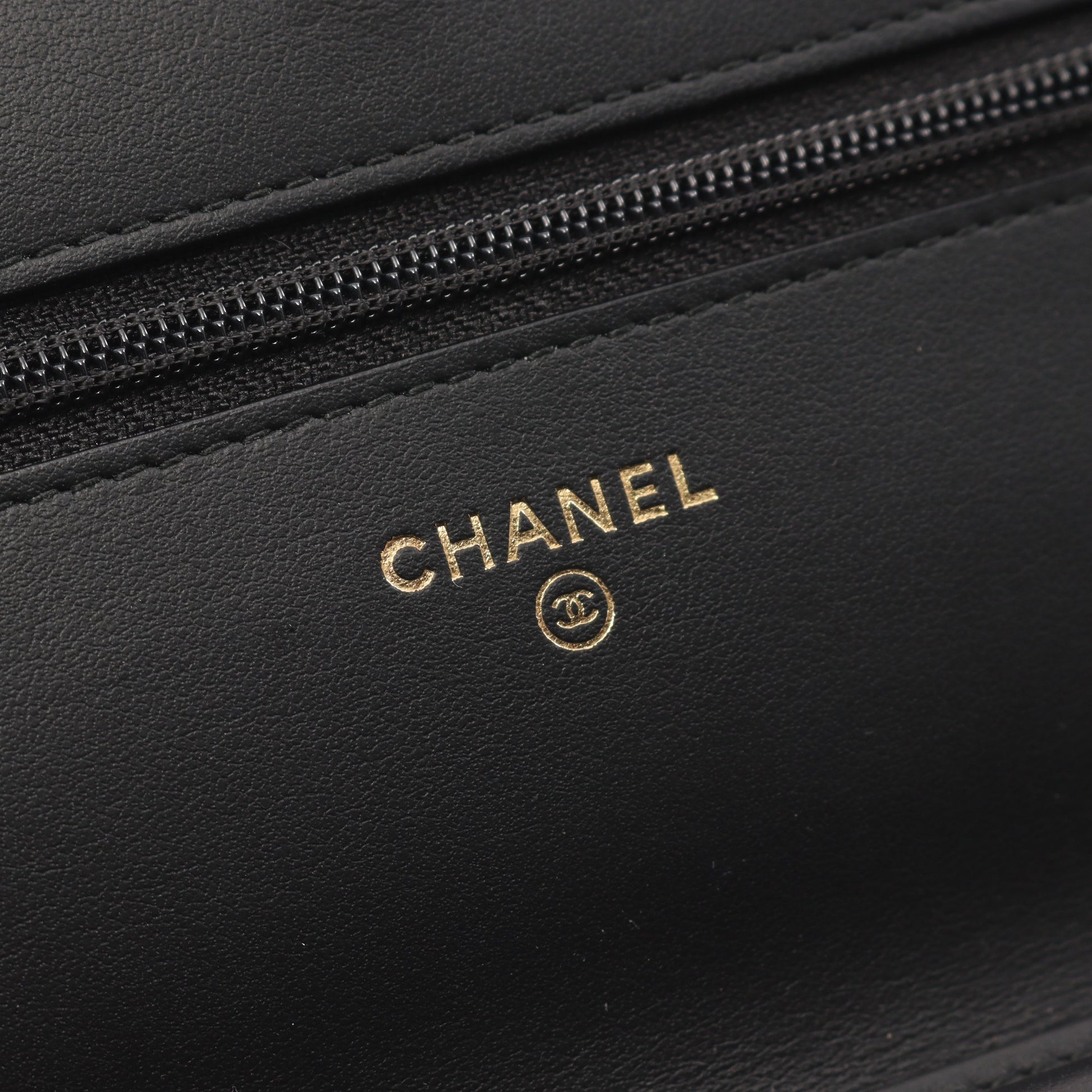 2.55 マトラッセ チェーンウォレット レザー ブラック ゴールド金具 シャネル バッグ CHANEL