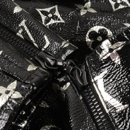 モノグラム バイカージャケット ダブル ライダースジャケット レザー ブラック シルバー ルイヴィトン アウター LOUIS VUITTON