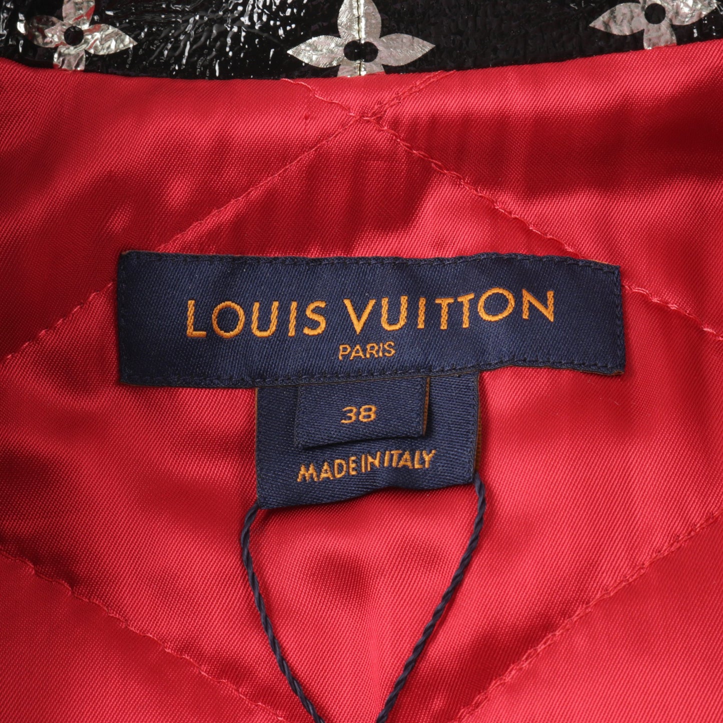 モノグラム バイカージャケット ダブル ライダースジャケット レザー ブラック シルバー ルイヴィトン アウター LOUIS VUITTON