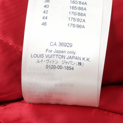 モノグラム バイカージャケット ダブル ライダースジャケット レザー ブラック シルバー ルイヴィトン アウター LOUIS VUITTON