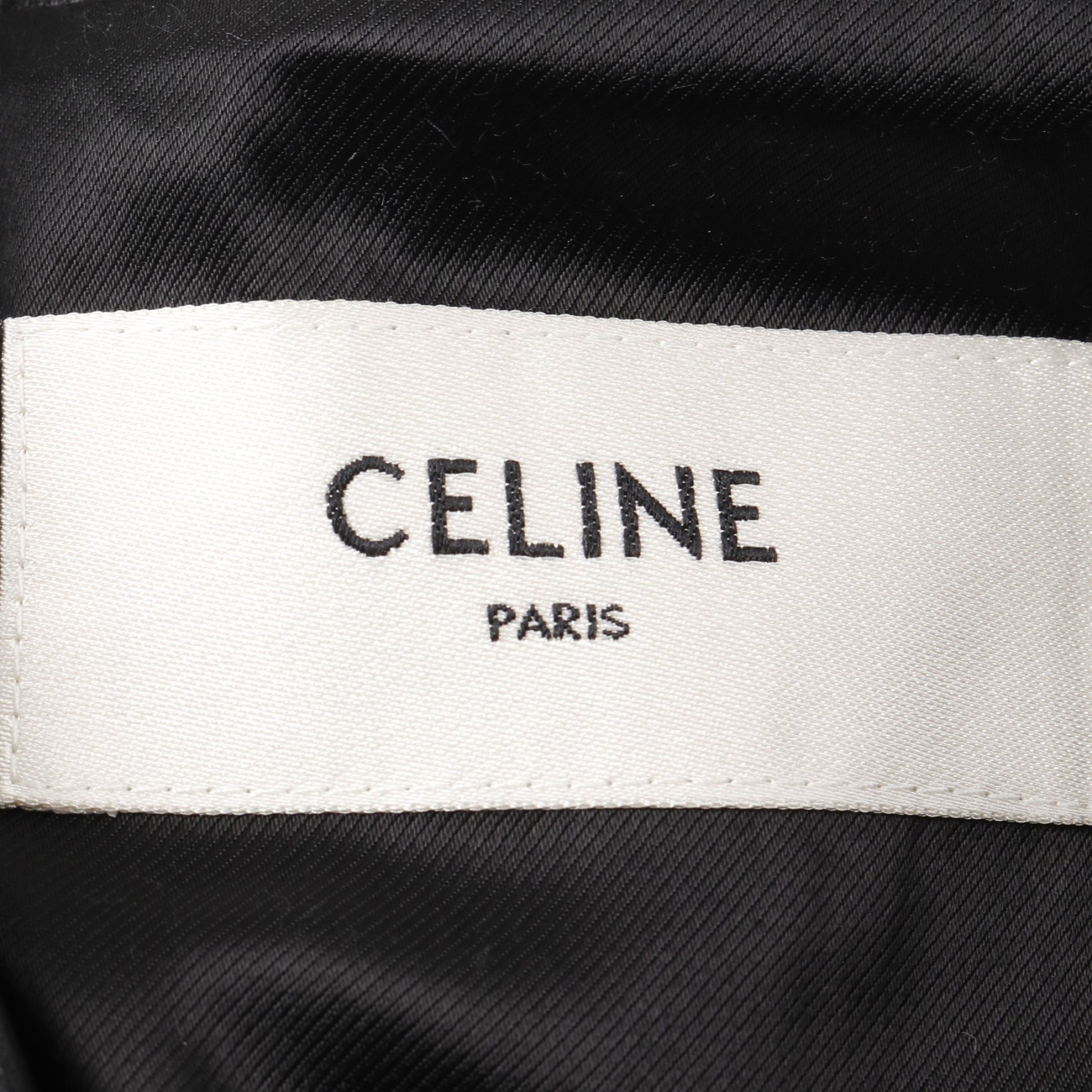 クラシック バイカージャケット ダブル ライダースジャケット レザー ブラック セリーヌ アウター CELINE