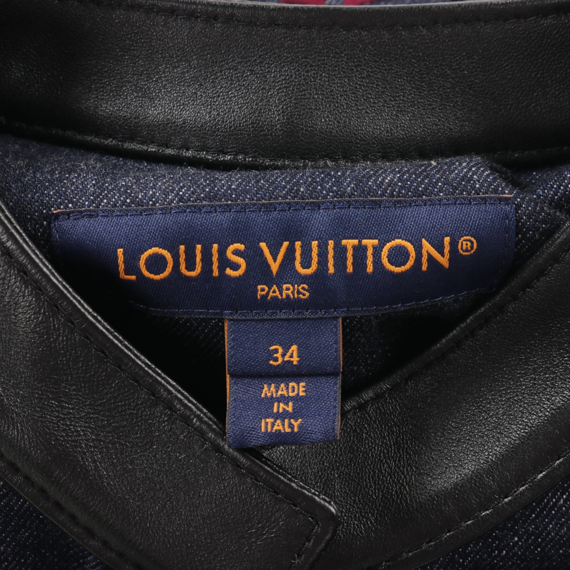 モノグラム デニムジャケット コットン インディゴブルー ボルドー ルイヴィトン アウター LOUIS VUITTON