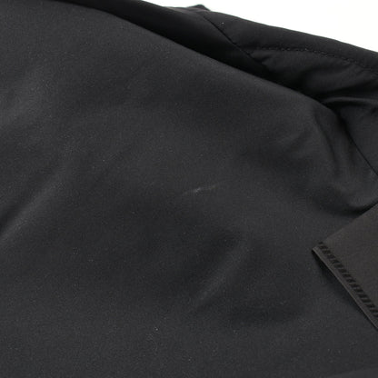 RE-NYLON シャツ 半袖 ナイロン ブラック 三角プレート プラダ トップス PRADA