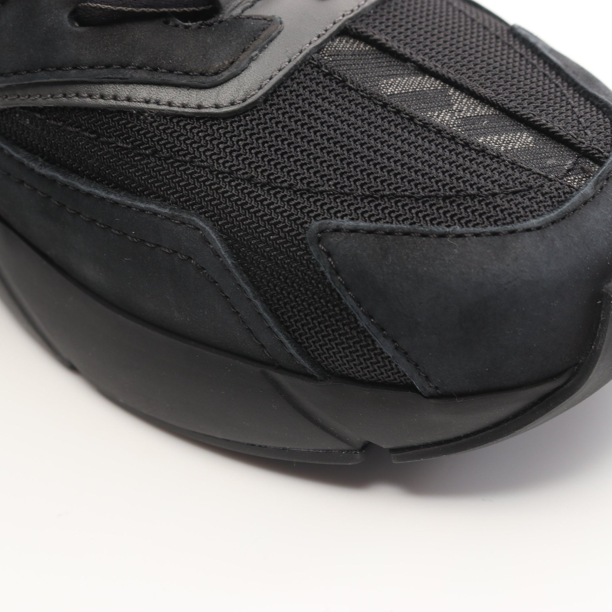 FASTER スニーカー スエード ファブリック ブラック フェンディ シューズ FENDI