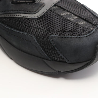 FASTER スニーカー スエード ファブリック ブラック フェンディ シューズ FENDI