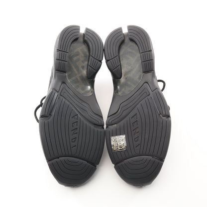 FASTER スニーカー スエード ファブリック ブラック フェンディ シューズ FENDI