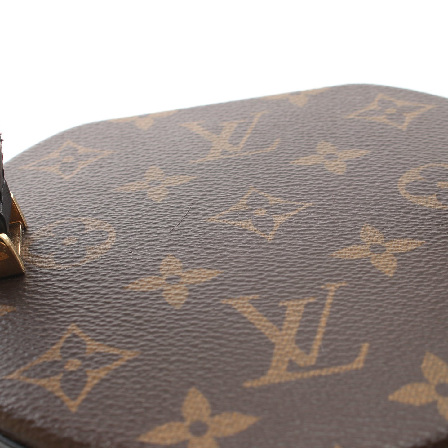 カンヌ モノグラムリバース ハンドバッグ バニティバッグ PVC レザー ブラウン ブラック 2WAY ルイヴィトン バッグ LOUIS VUITTON