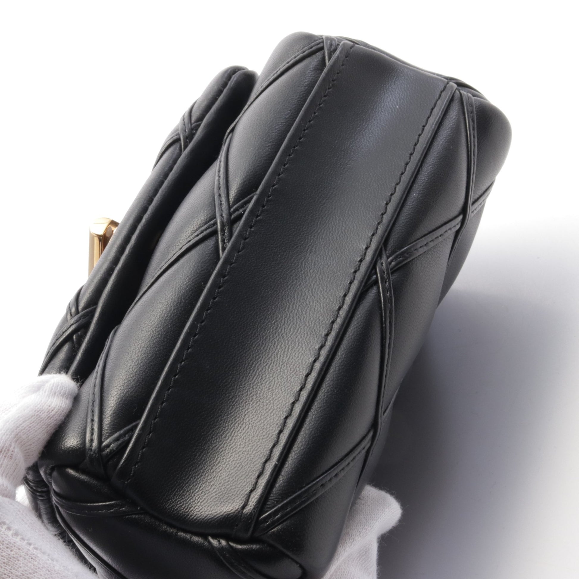 PICO GO-14 マルタージュ ノワール チェーンショルダーバッグ レザー ブラック ルイヴィトン バッグ LOUIS VUITTON