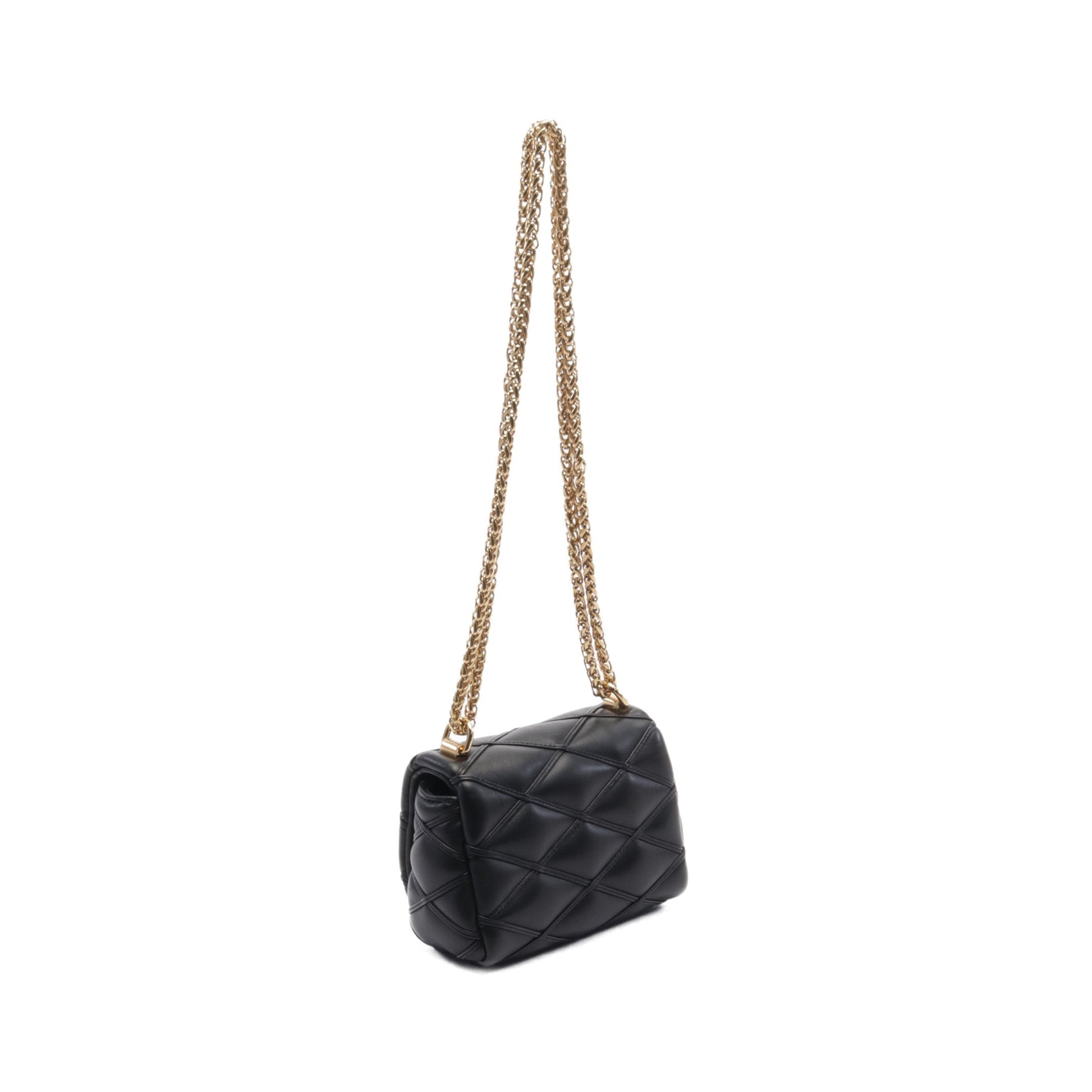 PICO GO-14 マルタージュ ノワール チェーンショルダーバッグ レザー ブラック ルイヴィトン バッグ LOUIS VUITTON