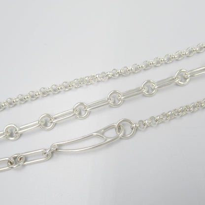 シェーヌダンクルパンク ネックレス シルバー925 シルバー エルメス アクセサリー HERMES