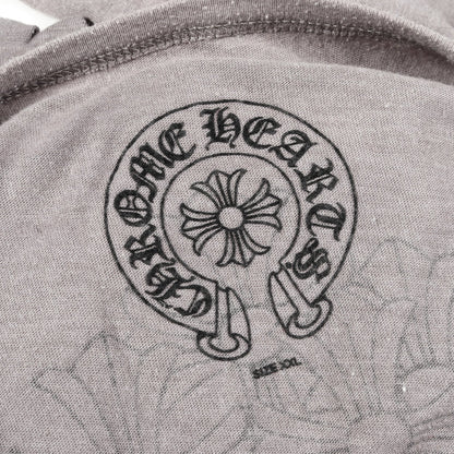 ヴァインダガー セメタリークロス ヘンリーネック Tシャツ コットン グレー クロムハーツ トップス Chrome Hearts