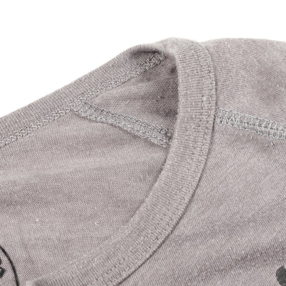 ヴァインダガー セメタリークロス ヘンリーネック Tシャツ コットン グレー クロムハーツ トップス Chrome Hearts