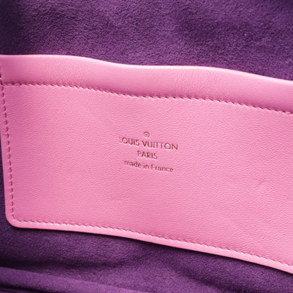 ユーティリティ クロスボディ ローズ ハンドバッグ レザー ピンク パープル 2WAY ルイヴィトン バッグ LOUIS VUITTON