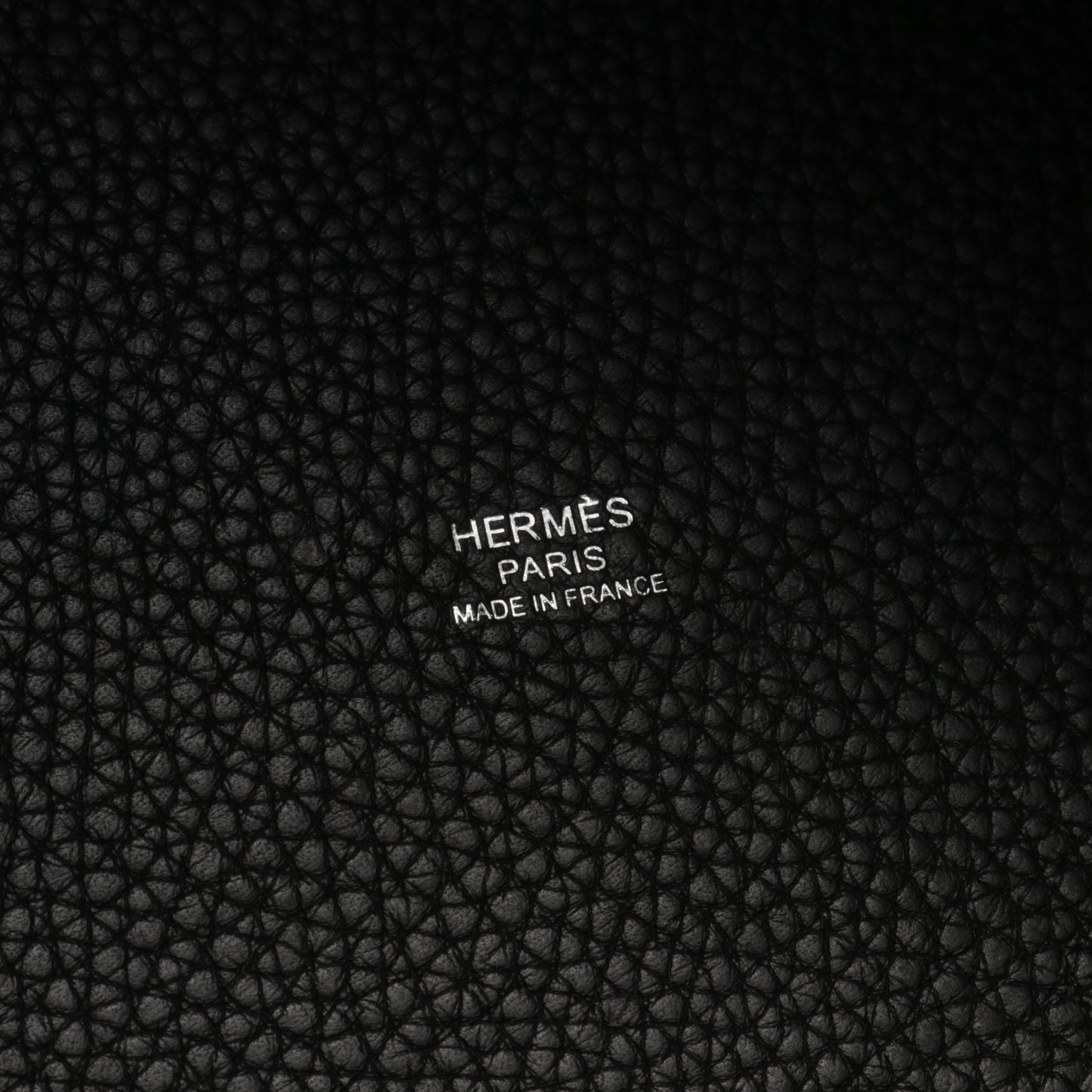 ピコタンロックMM ハンドバッグ トリヨンクレマンス ブラック シルバー金具 Y刻印 エルメス バッグ HERMES
