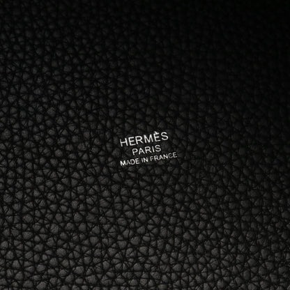 ピコタンロックMM ハンドバッグ トリヨンクレマンス ブラック シルバー金具 Y刻印 エルメス バッグ HERMES