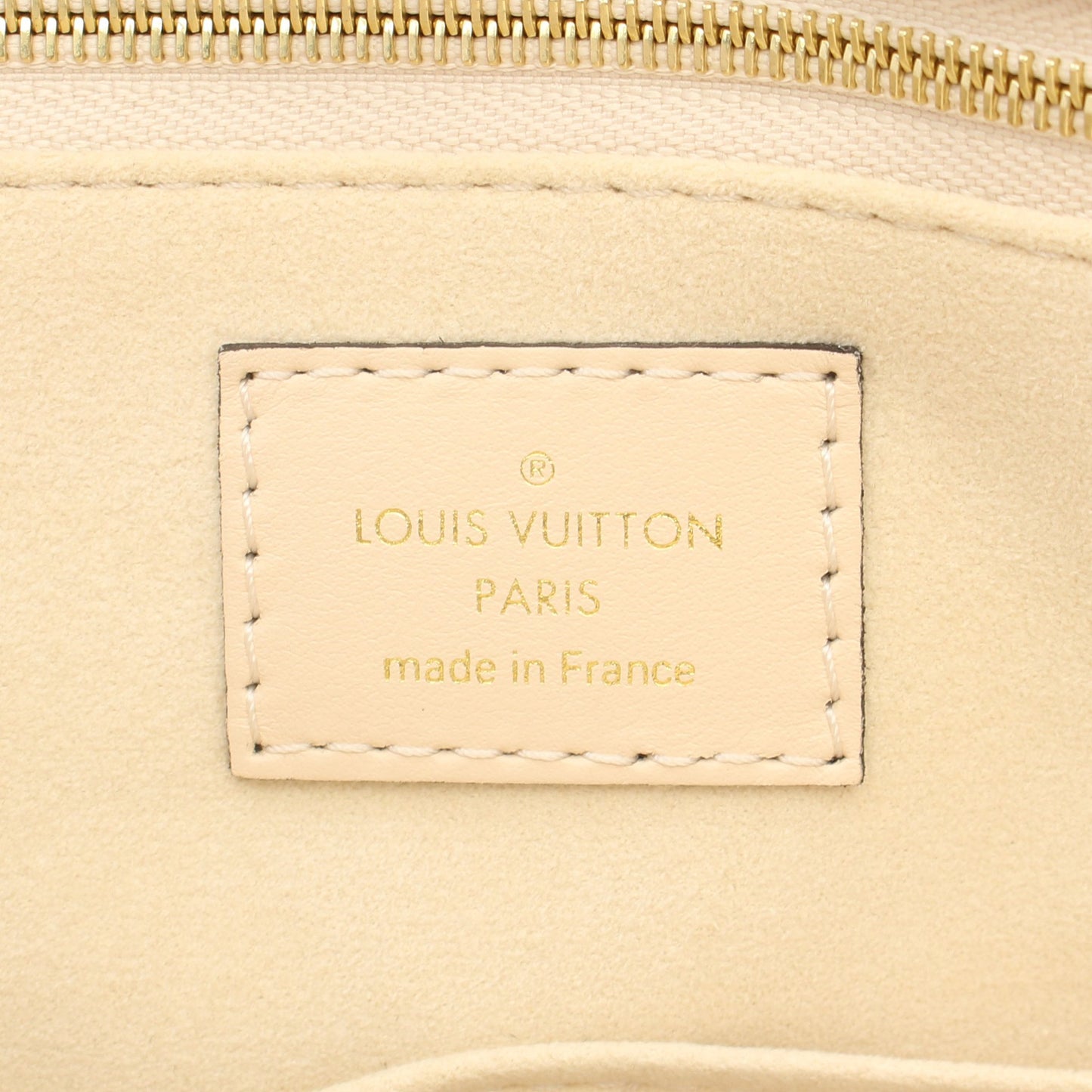 オンザゴーMM モノグラムアンプラント クレーム ハンドバッグ トートバッグ レザー アイボリー 2WAY ルイヴィトン バッグ LOUIS VUITTON