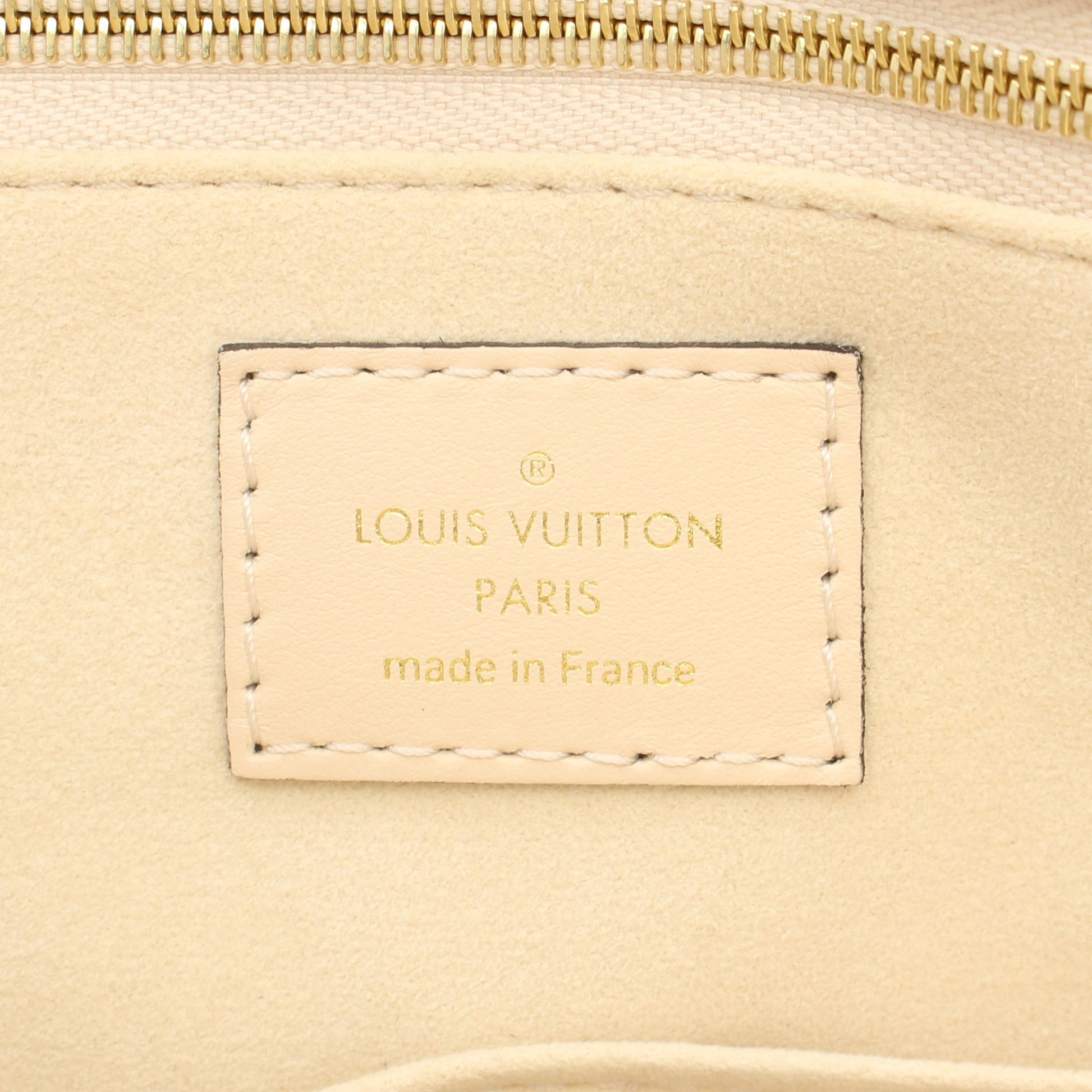 オンザゴーMM モノグラムアンプラント クレーム ハンドバッグ トートバッグ レザー アイボリー 2WAY ルイヴィトン バッグ LOUIS VUITTON