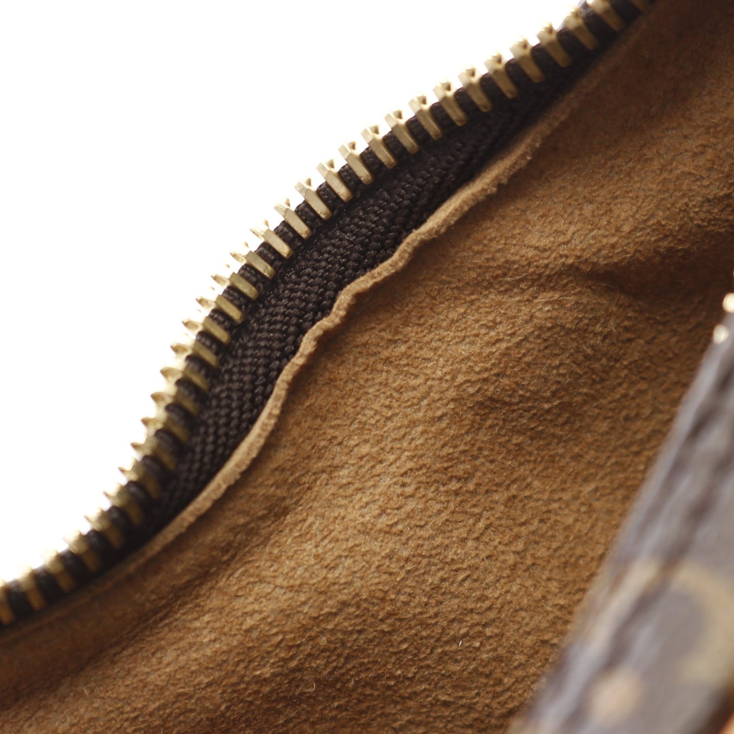 ループ モノグラム ショルダーバッグ PVC レザー ブラウン 2WAY ルイヴィトン バッグ LOUIS VUITTON
