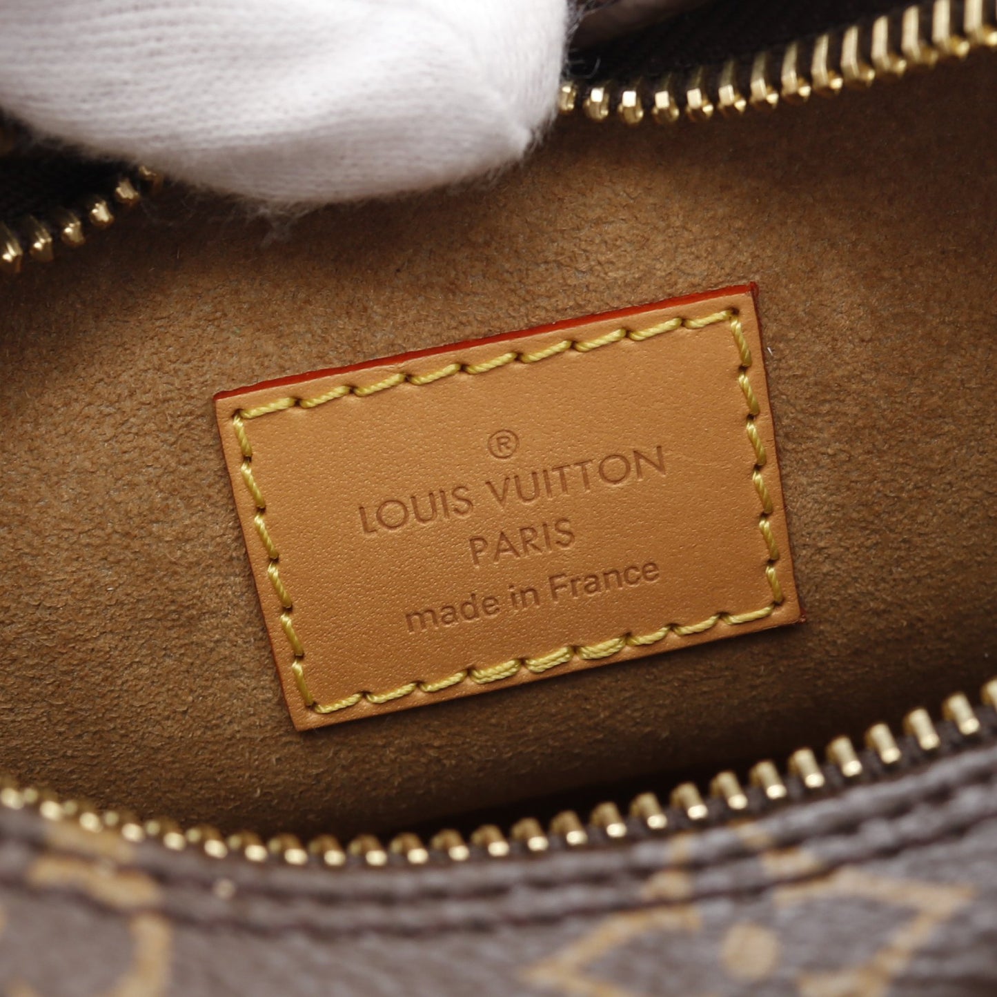 ループ モノグラム ショルダーバッグ PVC レザー ブラウン 2WAY ルイヴィトン バッグ LOUIS VUITTON