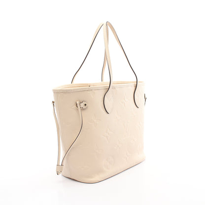 ネヴァーフルMM モノグラムアンプラント クレーム ショルダーバッグ トートバッグ レザー アイボリー ルイヴィトン バッグ LOUIS VUITTON