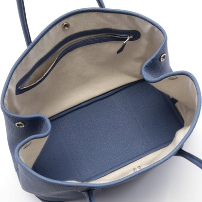 ガーデンパーティPM ブルーブライトン ハンドバッグ トートバッグ ネゴンダ ブルー シルバー金具 C刻印 エルメス バッグ HERMES