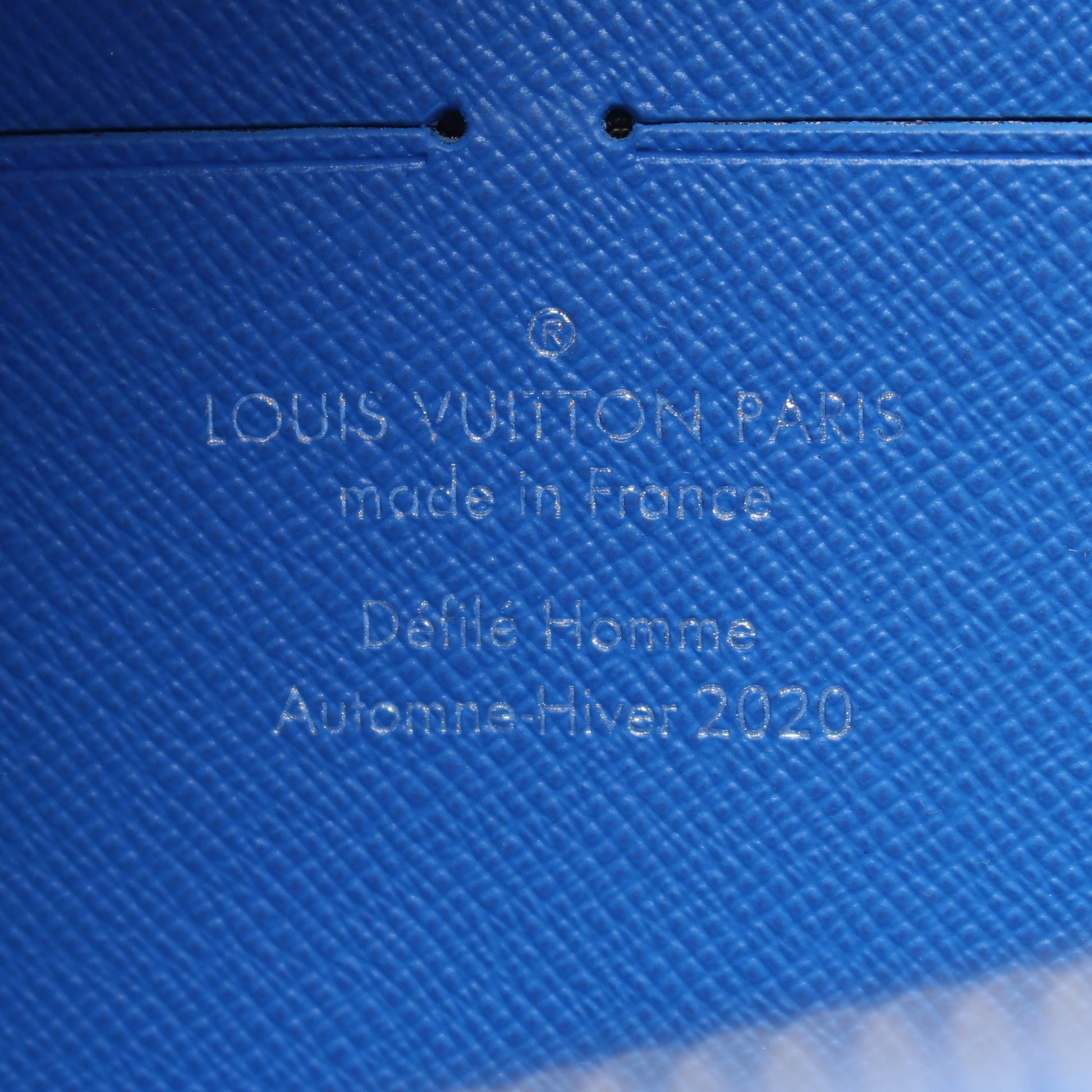 ソフトトランク ウォレット モノグラムクラウズ ショルダーバッグ PVC レザー ブルー ホワイト 20AW ルイヴィトン バッグ LOUIS VUITTON
