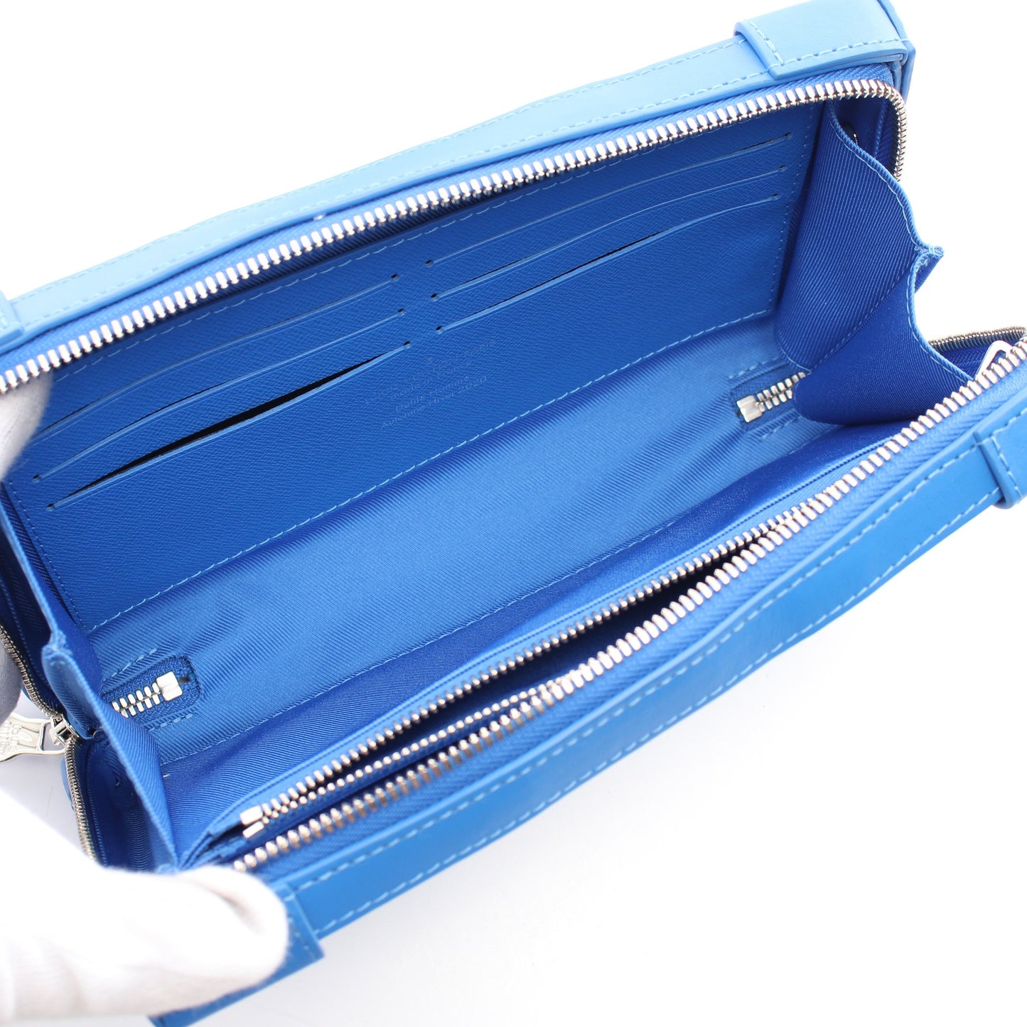 ソフトトランク ウォレット モノグラムクラウズ ショルダーバッグ PVC レザー ブルー ホワイト 20AW ルイヴィトン バッグ LOUIS VUITTON