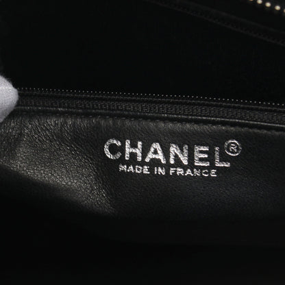 復刻トート ハンドバッグ トートバッグ キャビアスキン ブラック シルバー金具 シャネル バッグ CHANEL