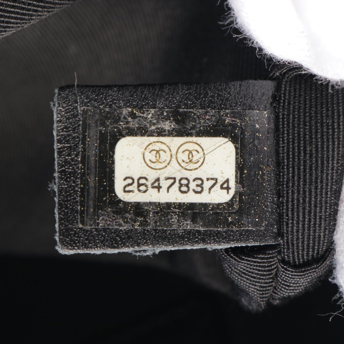 マトラッセ ボディバッグ レザー ブラック アンティークシルバー金具 シャネル バッグ CHANEL