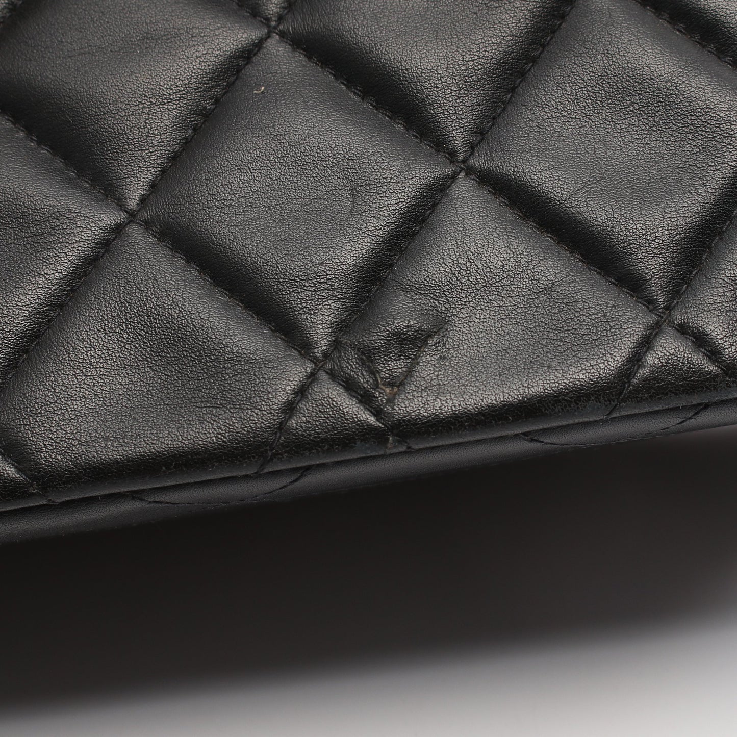 デカマトラッセ34 Wチェーンショルダーバッグ ラムスキン ブラック ゴールド金具 シャネル バッグ CHANEL
