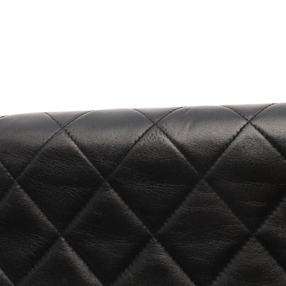 デカマトラッセ34 Wチェーンショルダーバッグ ラムスキン ブラック ゴールド金具 シャネル バッグ CHANEL