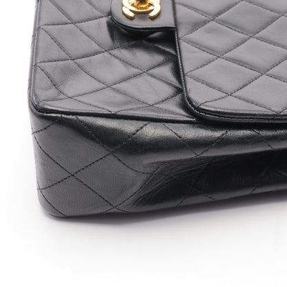 ミニマトラッセ20 チェーンショルダーバッグ レザー ブラック ゴールド金具 シャネル バッグ CHANEL