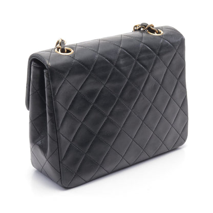 ミニマトラッセ20 チェーンショルダーバッグ レザー ブラック ゴールド金具 シャネル バッグ CHANEL