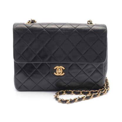 ミニマトラッセ20 チェーンショルダーバッグ レザー ブラック ゴールド金具 シャネル バッグ CHANEL