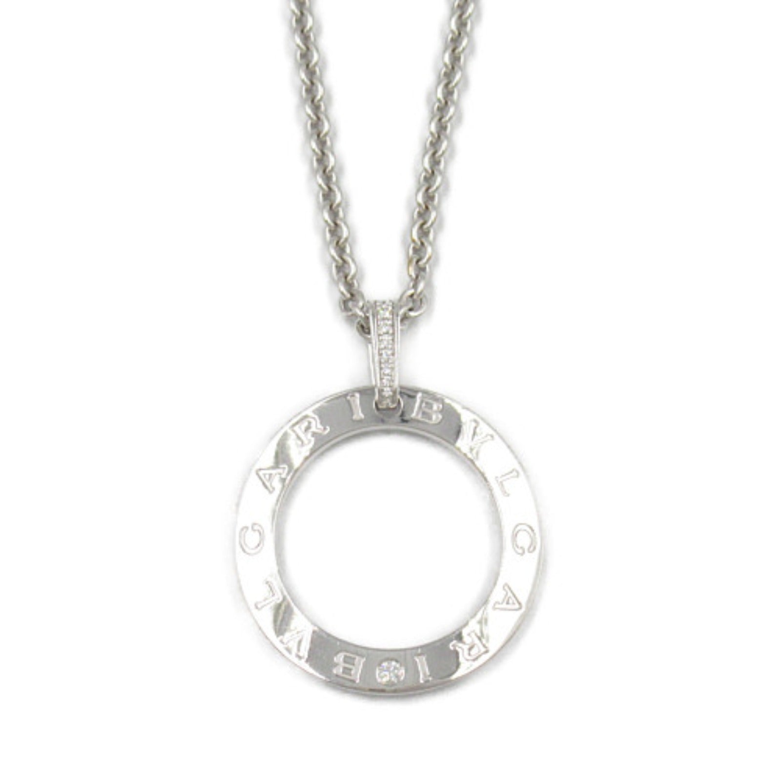 ソートワール ダイヤネックレス ネックレス K18WG（ホワイトゴールド） ダイヤモンド クリア ブルガリ アクセサリー BVLGARI