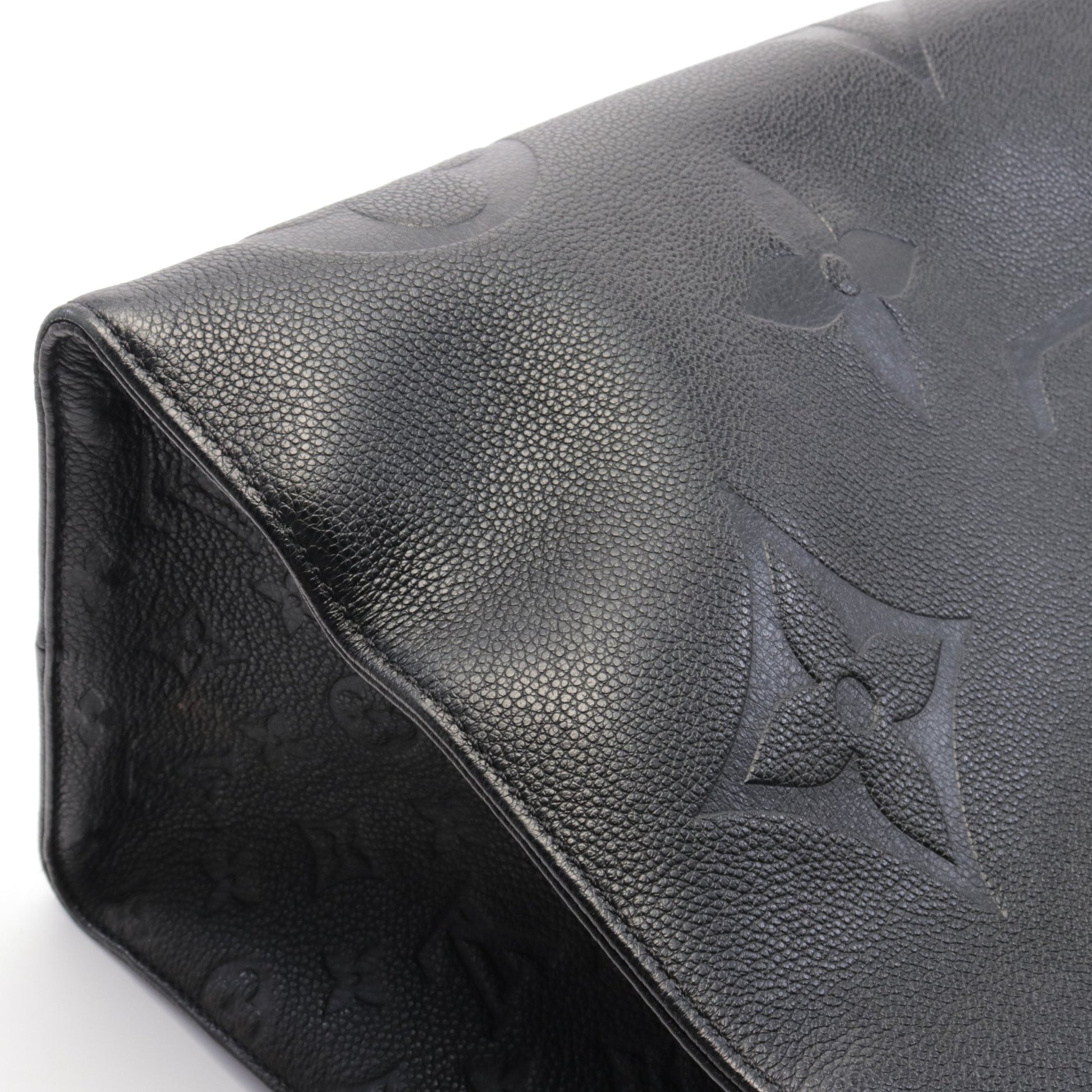 オンザゴーGM モノグラムアンプラント ノワール ショルダーバッグ トートバッグ レザー ブラック ルイヴィトン バッグ LOUIS VUITTON