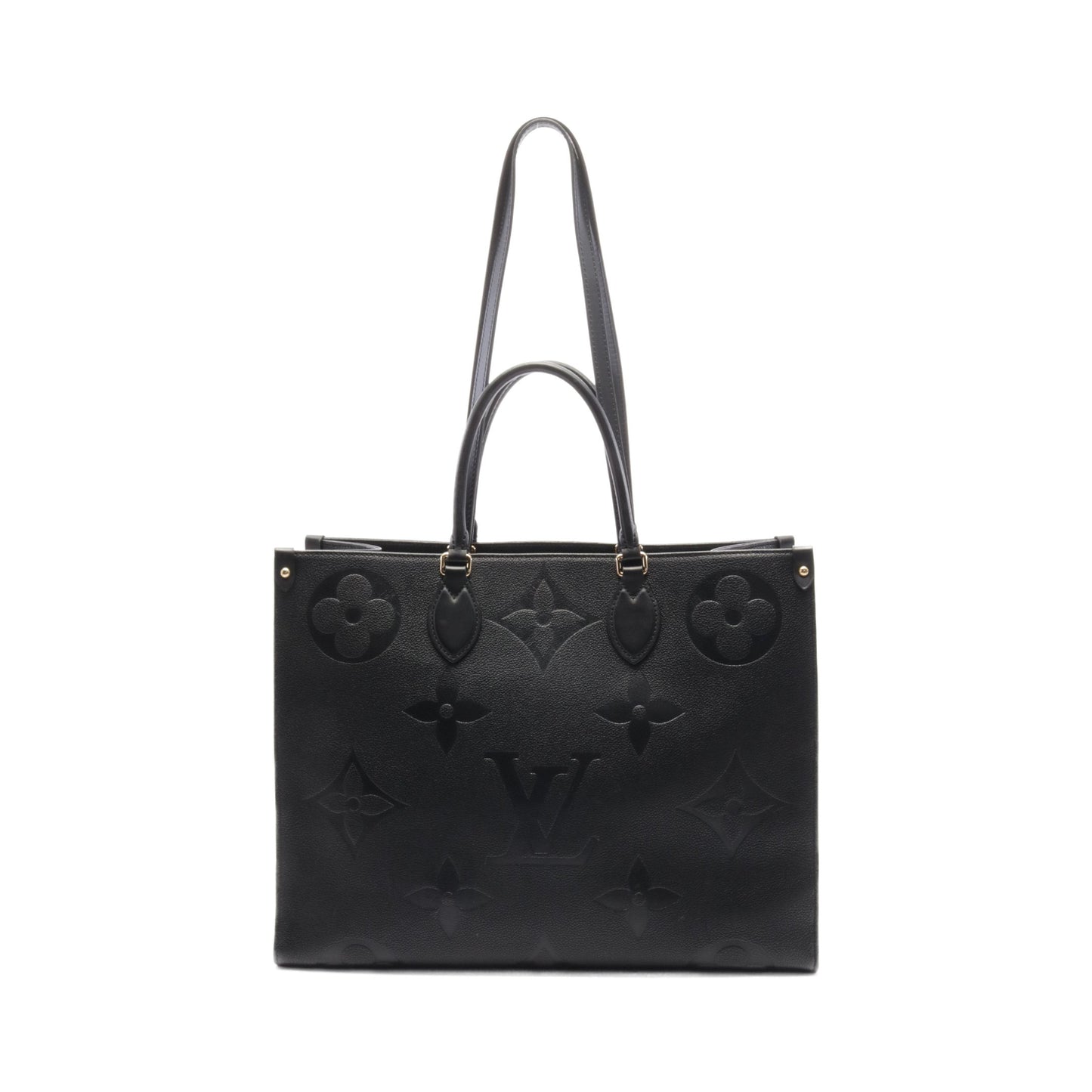 オンザゴーGM モノグラムアンプラント ノワール ショルダーバッグ トートバッグ レザー ブラック ルイヴィトン バッグ LOUIS VUITTON
