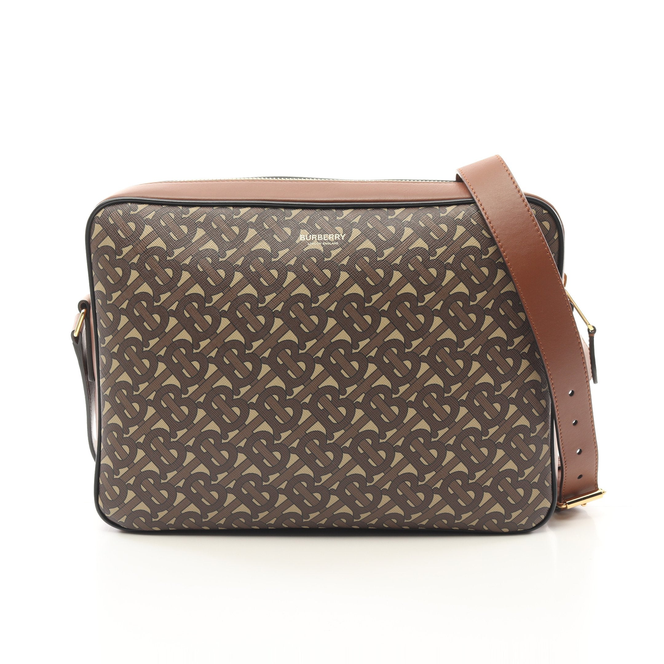 極美品 保存袋付きBurberry バーバリー TBモノグラム ボディバッグ 極美品 保存袋付きBurberry バーバリー TBモノグラム ボディバッグ