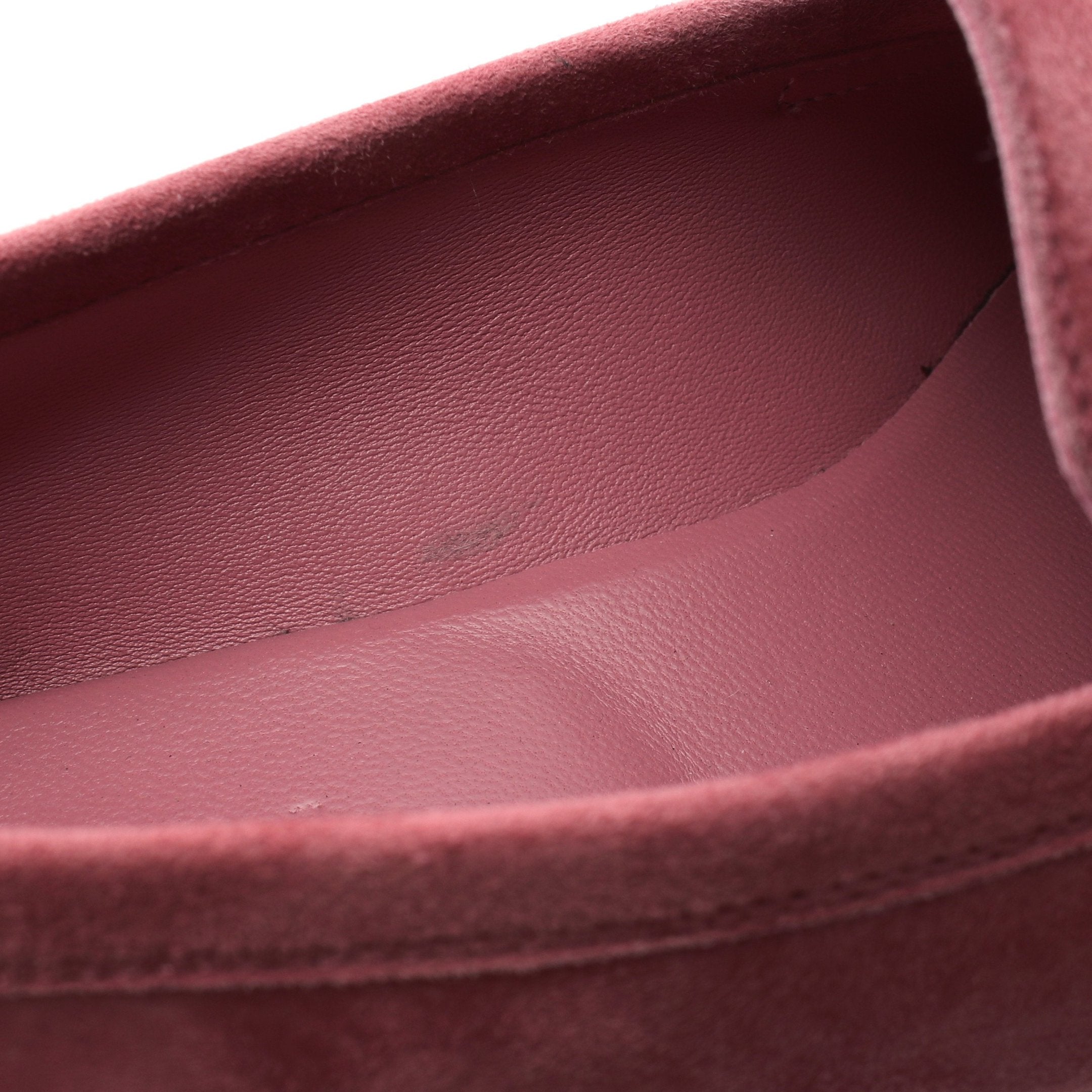 SALEセール美品HERMESエルメスモカシンパリピンク35ハーフ HERMES エルメス 靴 モカシン パリ レディース38 ピンクベージュ