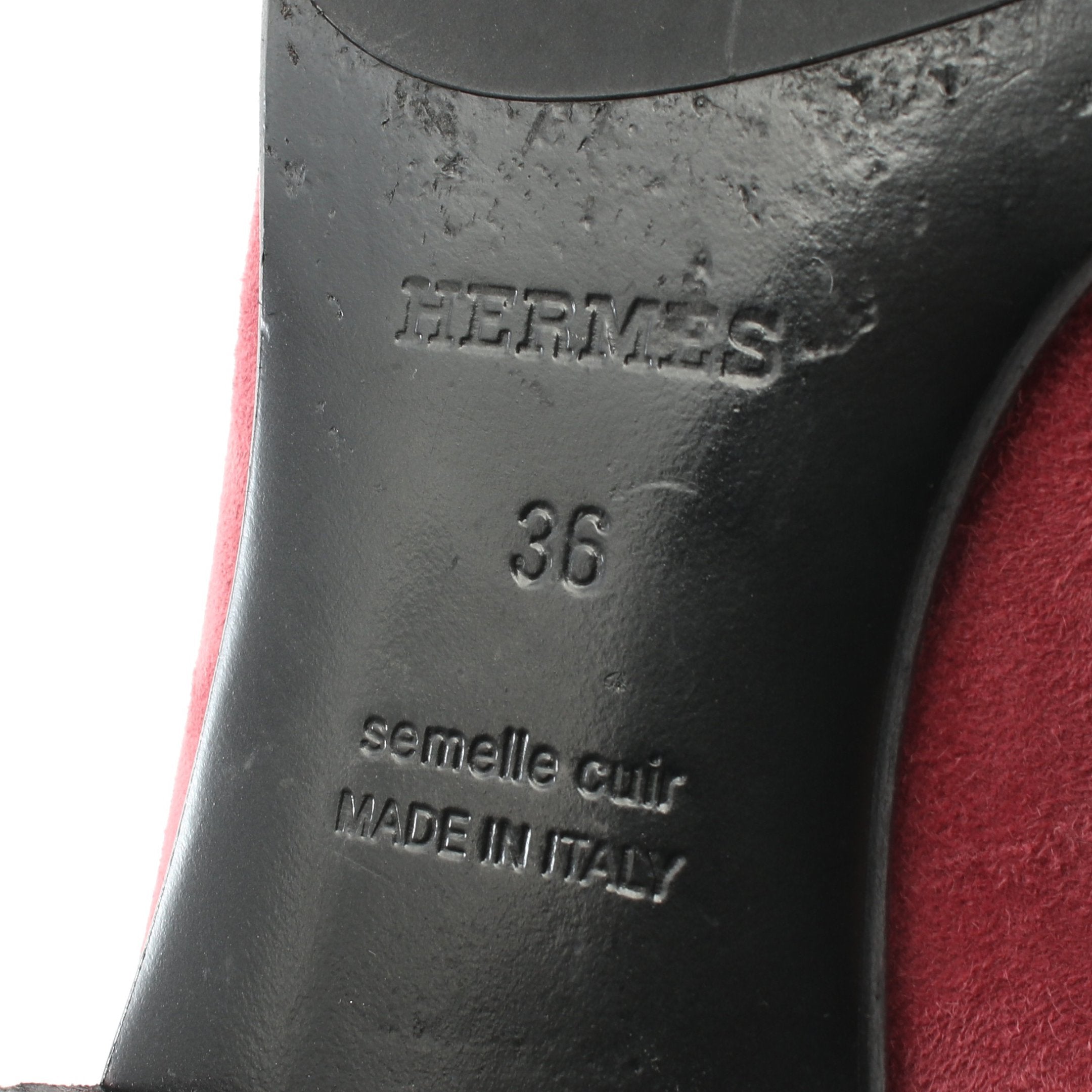 SALEセール美品HERMESエルメスモカシンパリピンク35ハーフ imgrc0096689282.jpg