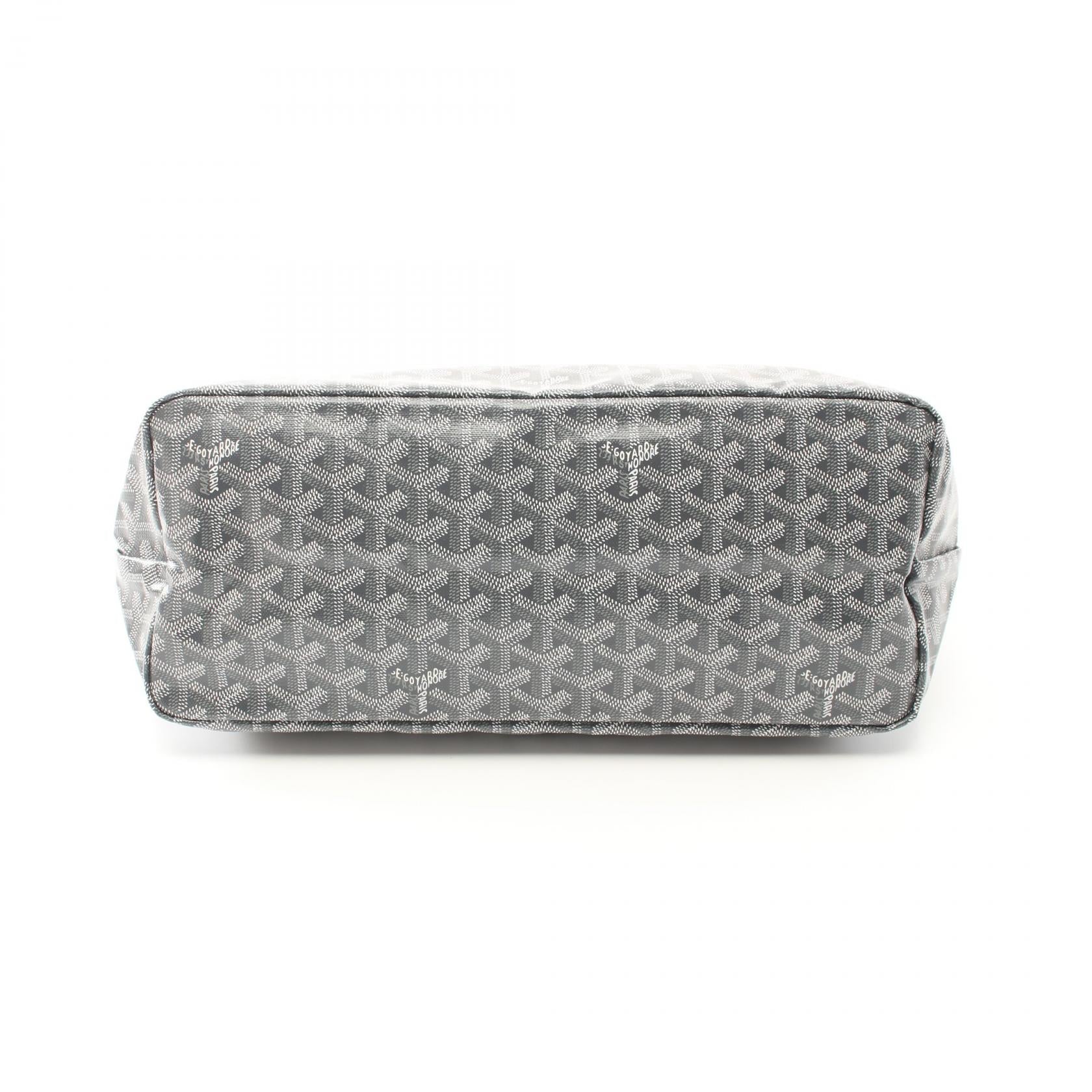 サンルイPM ハンドバッグ トートバッグ コーティングキャンバス レザー グレー マルチカラー ゴヤール バッグ GOYARD