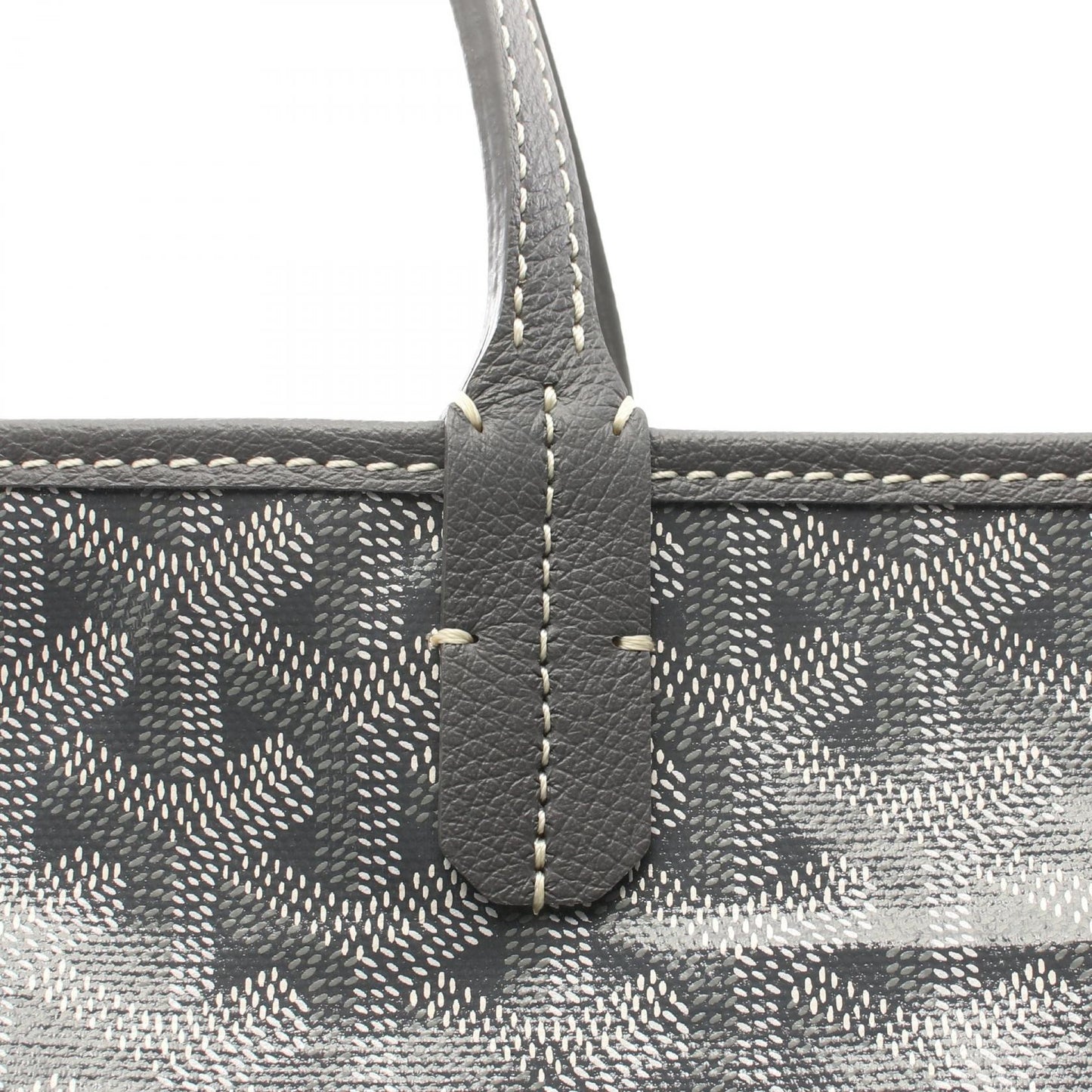 サンルイPM ハンドバッグ トートバッグ コーティングキャンバス レザー グレー マルチカラー ゴヤール バッグ GOYARD