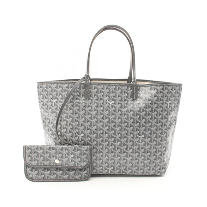サンルイPM ハンドバッグ トートバッグ コーティングキャンバス レザー グレー マルチカラー ゴヤール バッグ GOYARD