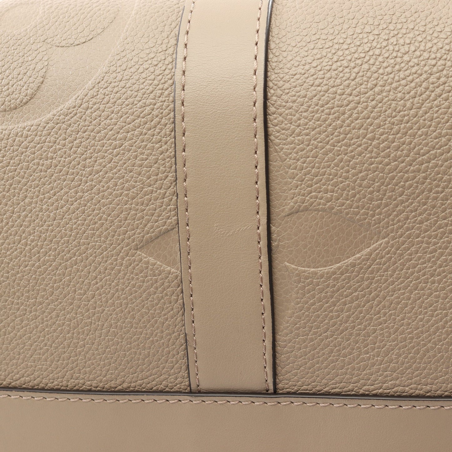 キーポル バンドリエール 45 モノグラムアンプラント トゥルトレール ボストンバッグ レザー グレーベージュ ルイヴィトン バッグ LOUIS VUITTON