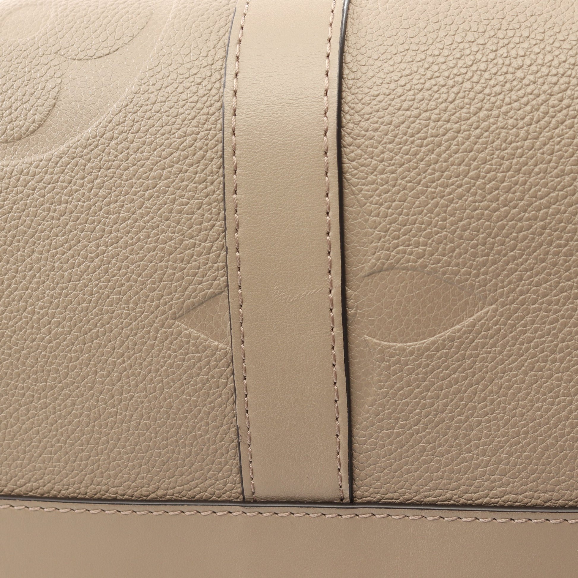 キーポル バンドリエール 45 モノグラムアンプラント トゥルトレール ボストンバッグ レザー グレーベージュ ルイヴィトン バッグ LOUIS VUITTON