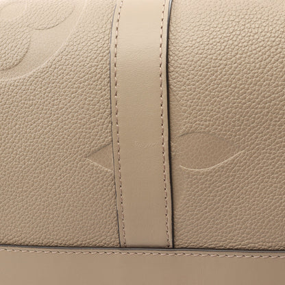 キーポル バンドリエール 45 モノグラムアンプラント トゥルトレール ボストンバッグ レザー グレーベージュ ルイヴィトン バッグ LOUIS VUITTON