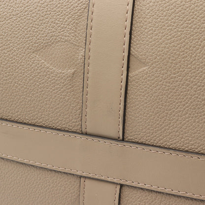 キーポル バンドリエール 45 モノグラムアンプラント トゥルトレール ボストンバッグ レザー グレーベージュ ルイヴィトン バッグ LOUIS VUITTON